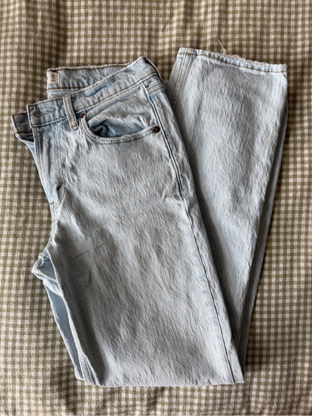 Abercrombie & Fitch Mid Ride Straight Jeans
